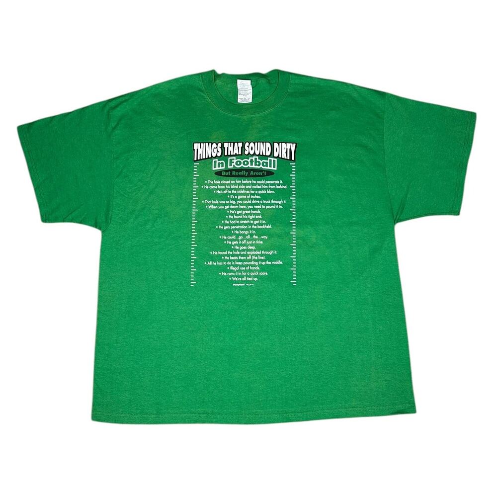 Vintage NFL Things That Sound Dirty In Football Funny T-Shirt
